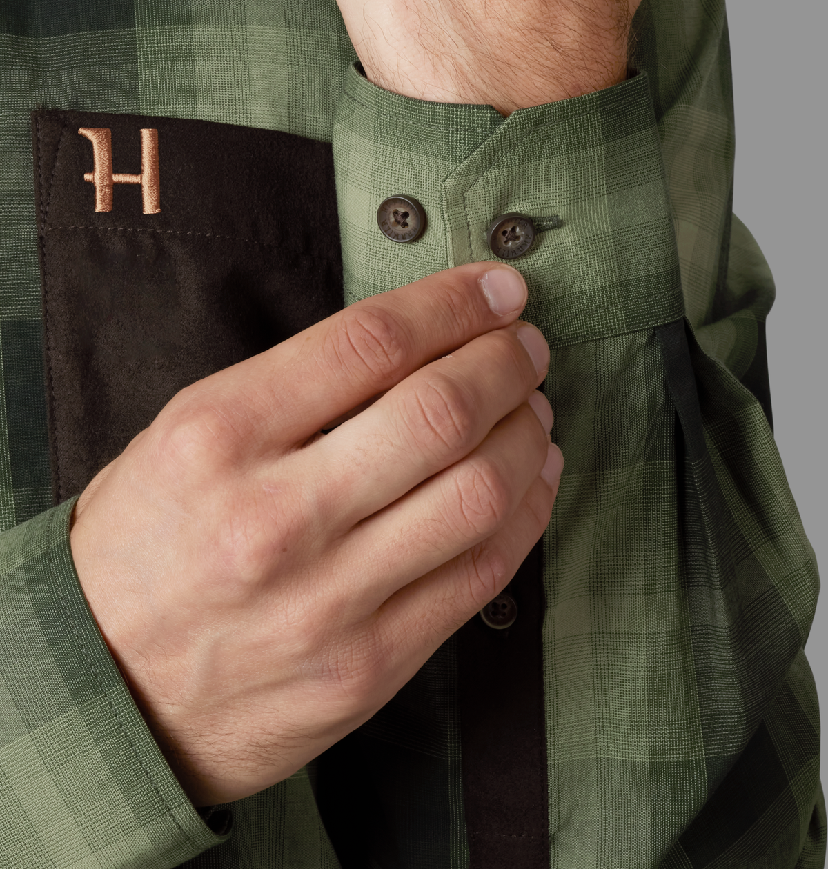 Akkan Hemd - Duffel green - Härkila