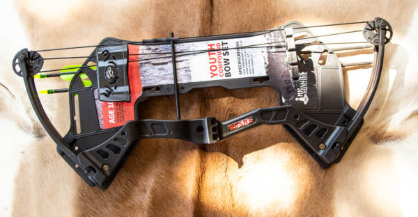 Troels Compound Bogen Set Schwarz / Grün 19-25 lb.