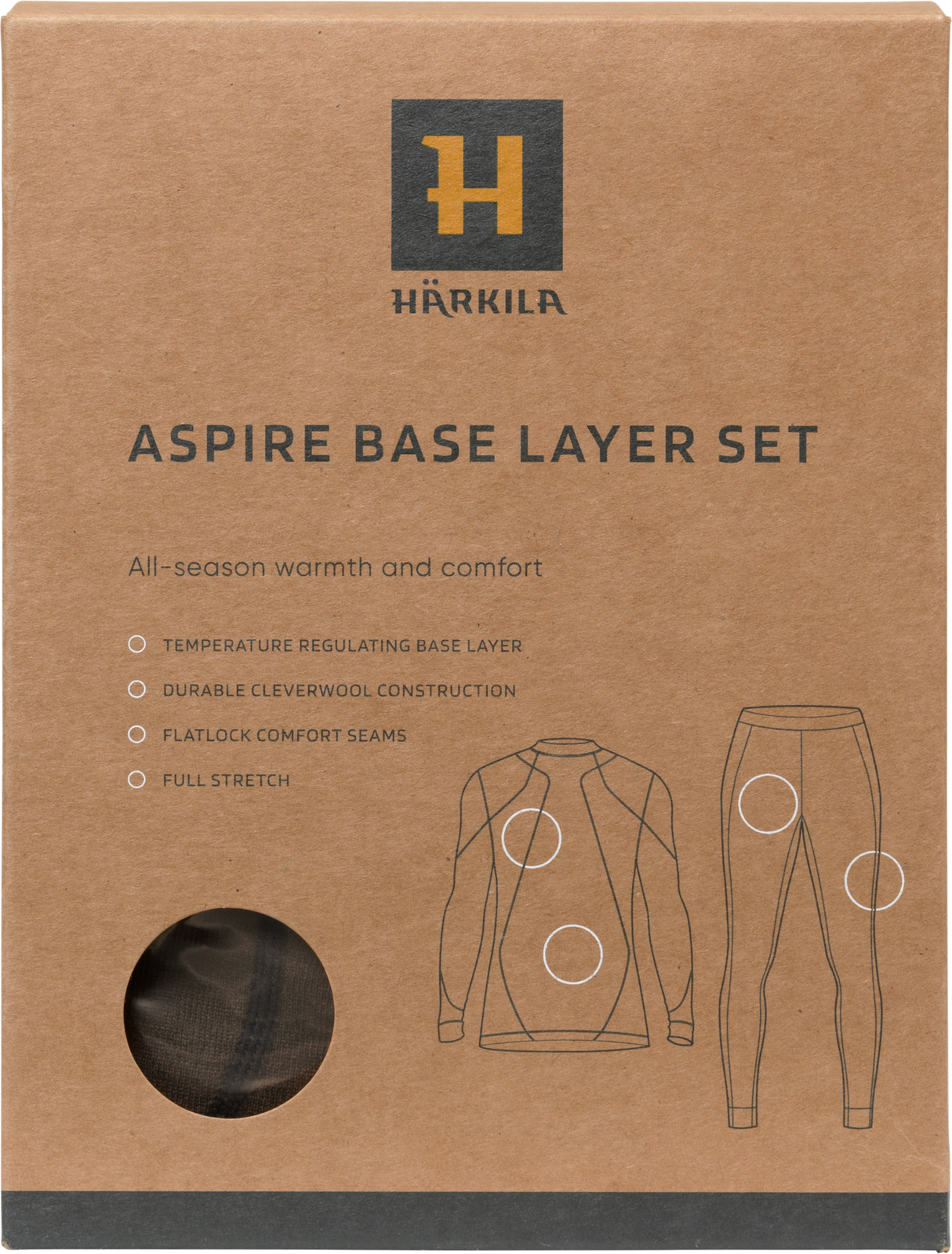 Aspire Basisschicht-Set Shadow brown – Härkila