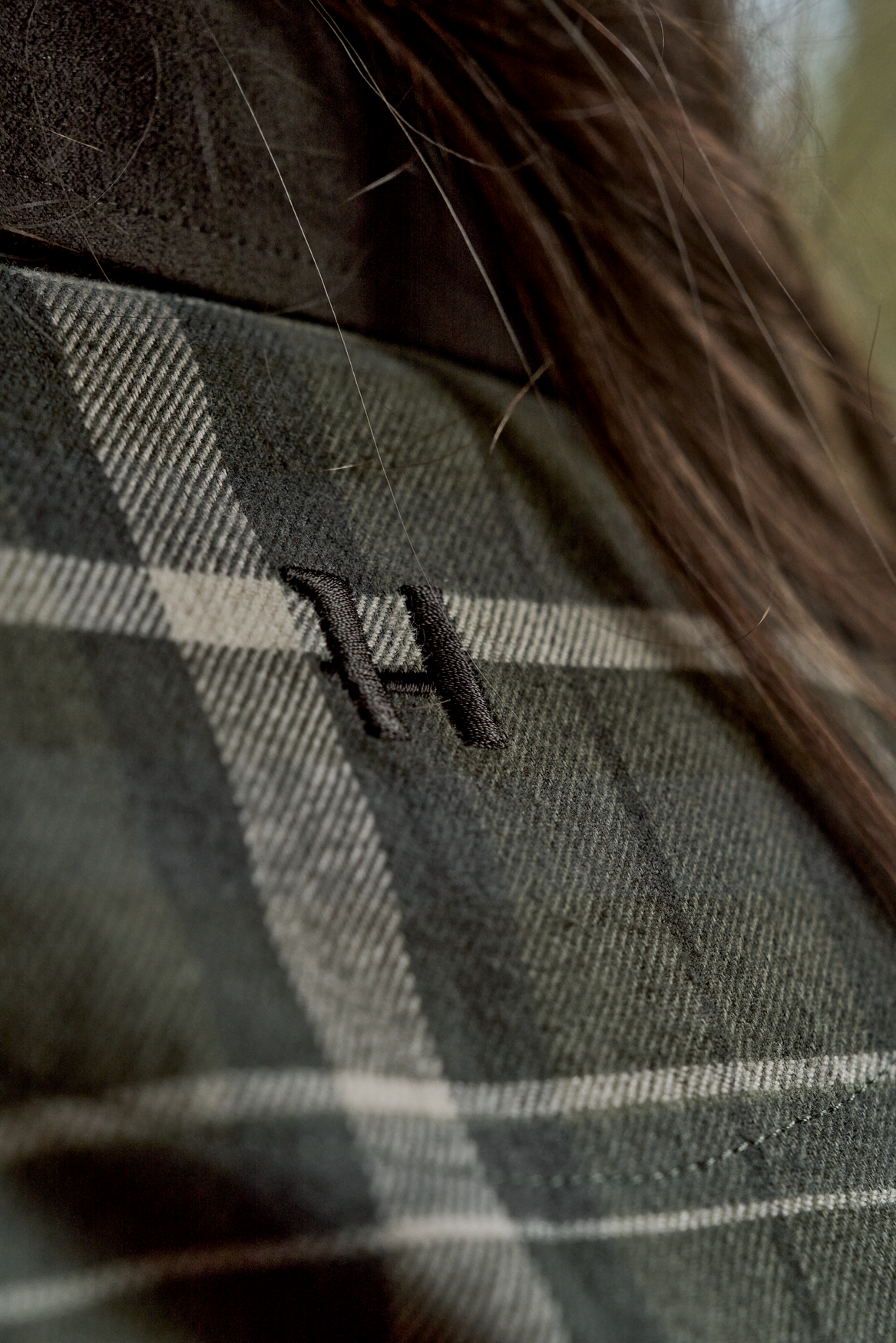 Pajala L/S Hemd Damen – Olive check – Härkila