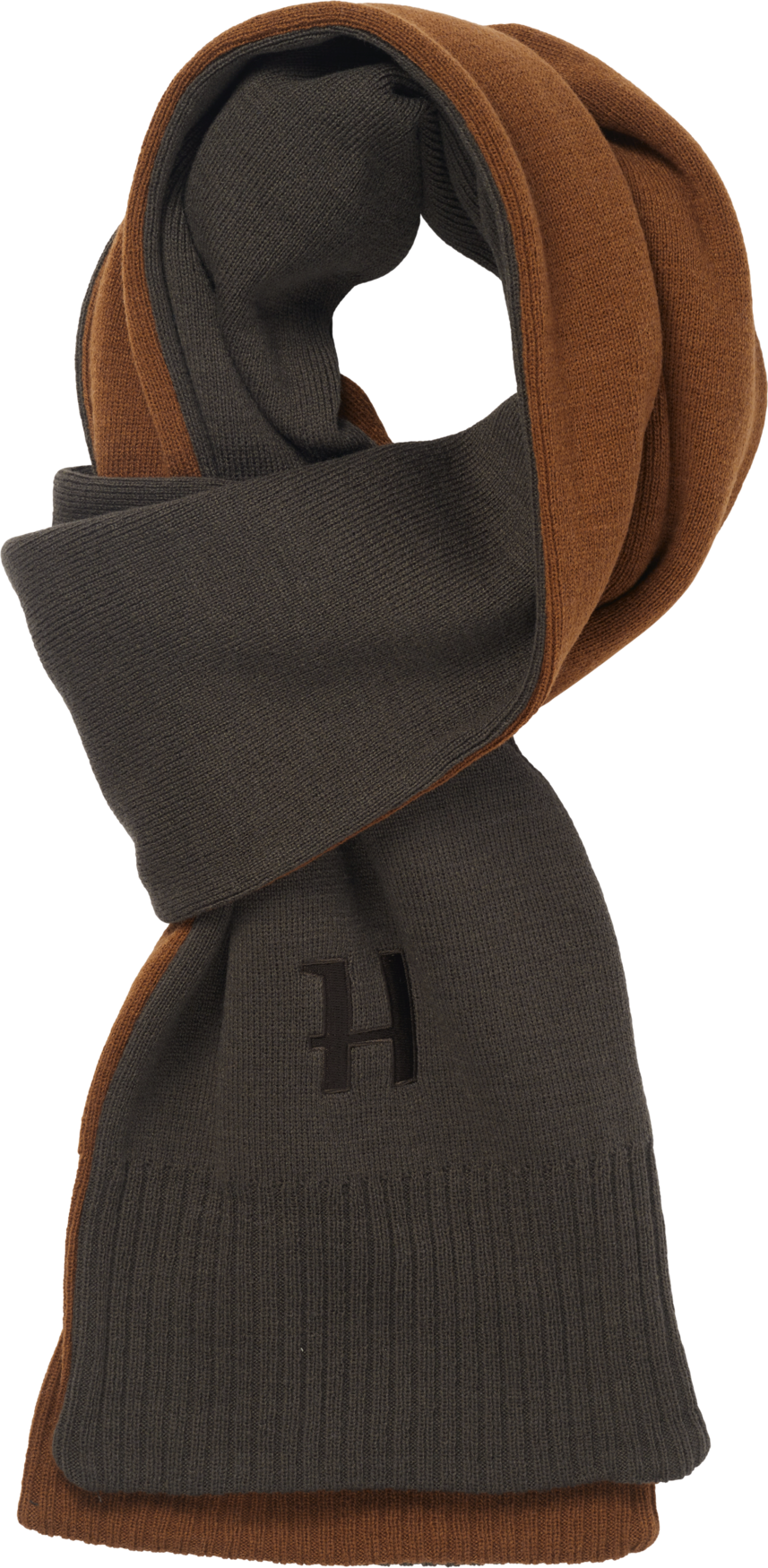 Wendbarer Schal Shadow brown/Rustique clay – Härkila