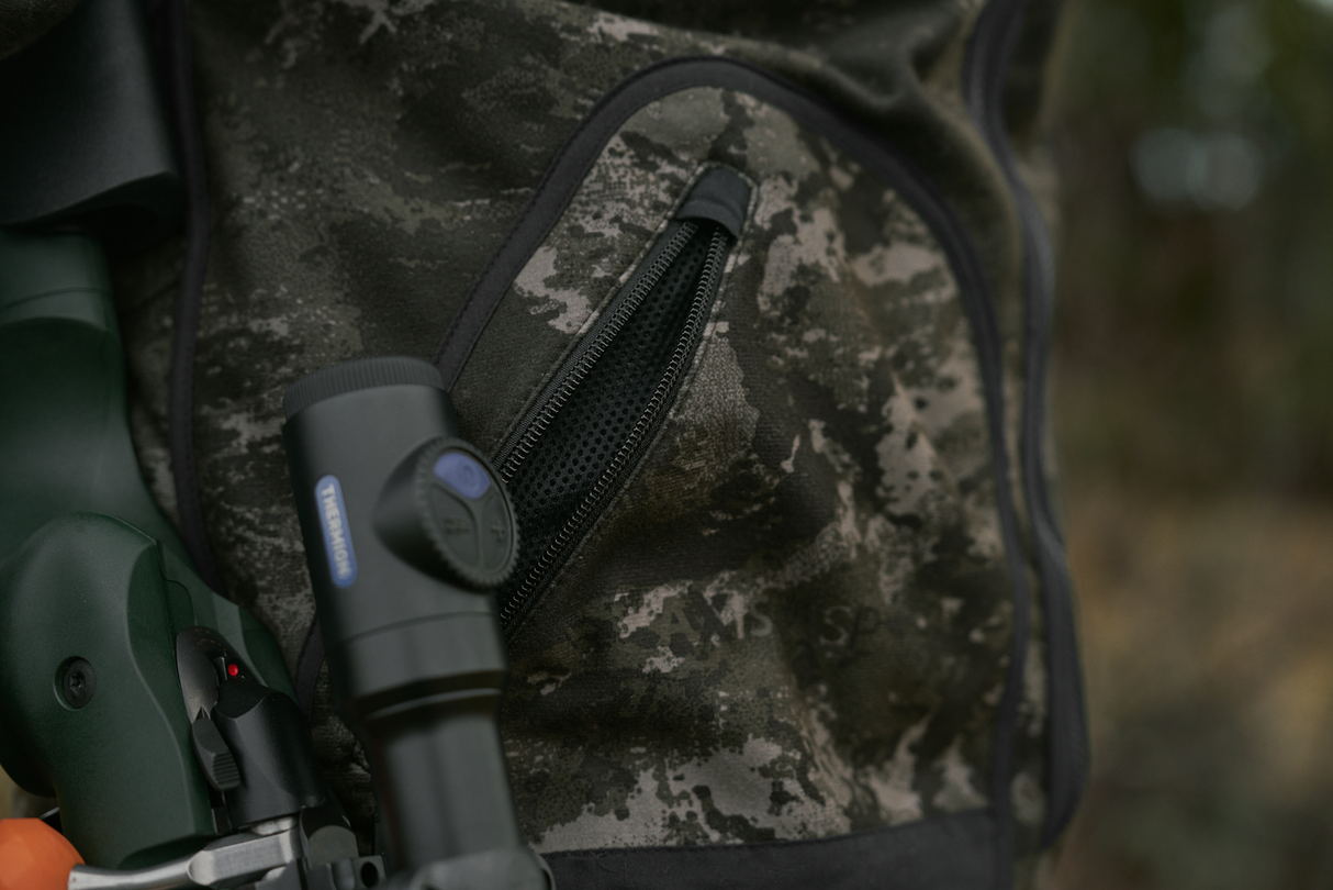 NOCTYX WSP Wende-Fleecejacke AXIS MSP®Schwarz/Willow green – Härkila