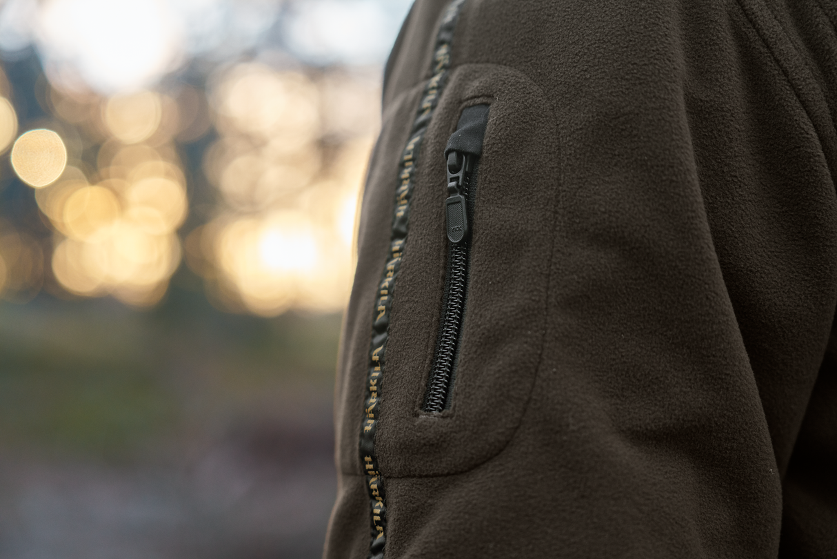 NOCTYX WSP Wende-Fleecejacke AXIS MSP®Schwarz/Willow green – Härkila