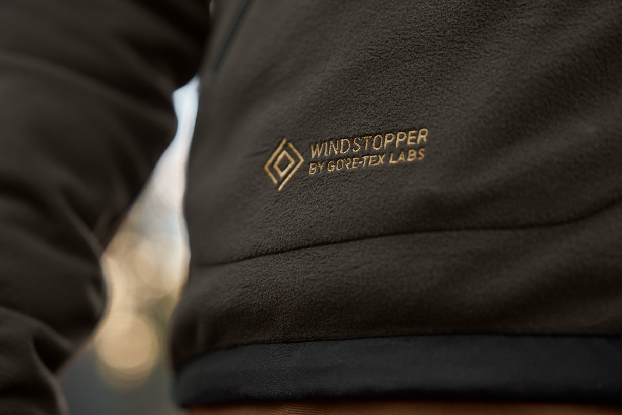 NOCTYX WSP Wende-Fleecejacke AXIS MSP®Schwarz/Willow green – Härkila