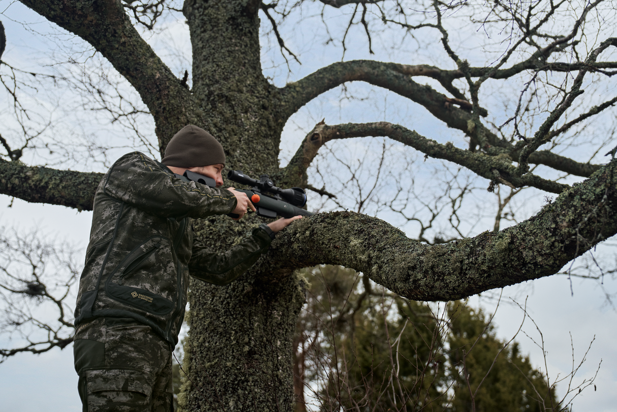 NOCTYX WSP Wende-Fleecejacke AXIS MSP®Schwarz/Willow green – Härkila