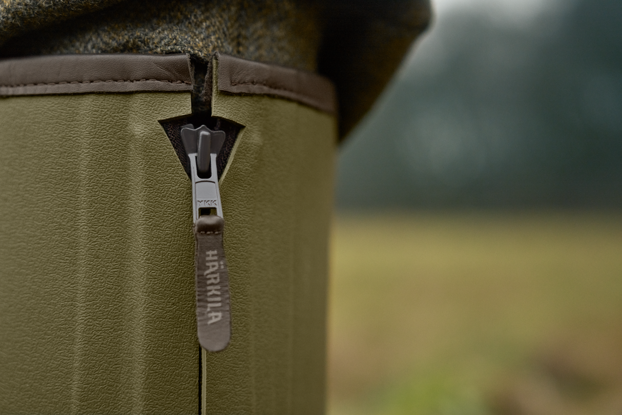 Forester Zip Gummistiefel - Dark olive – Härkila