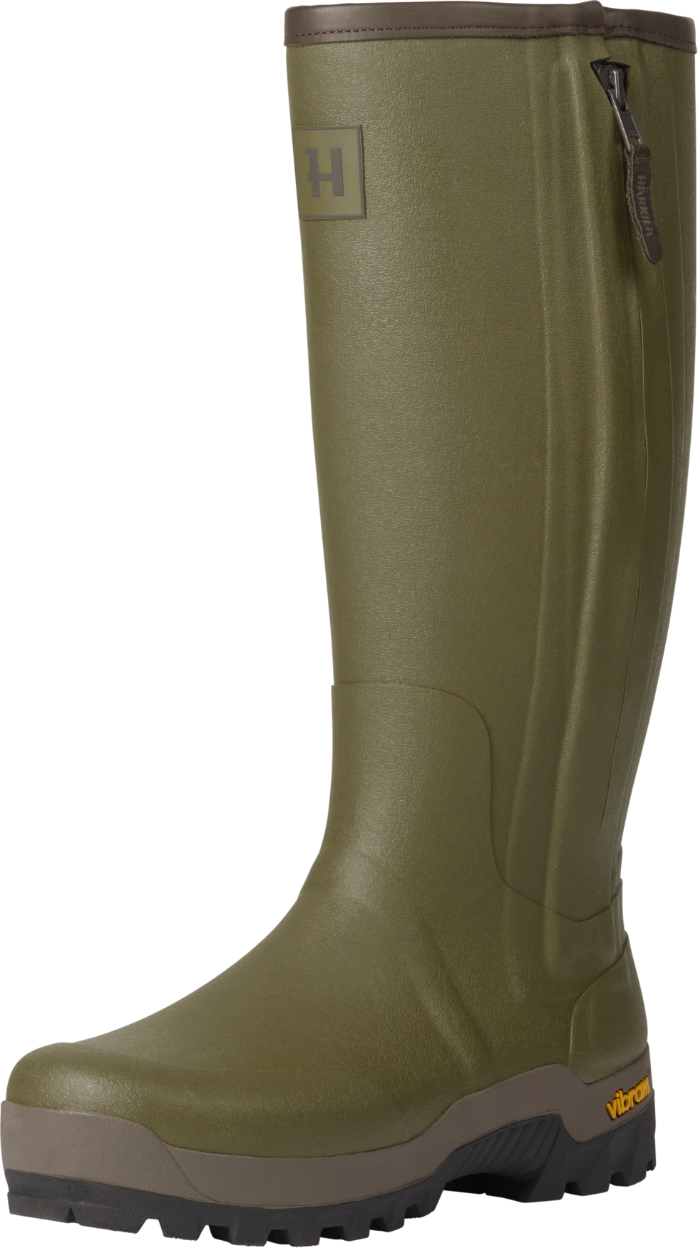 Forester Zip Gummistiefel - Dark olive – Härkila