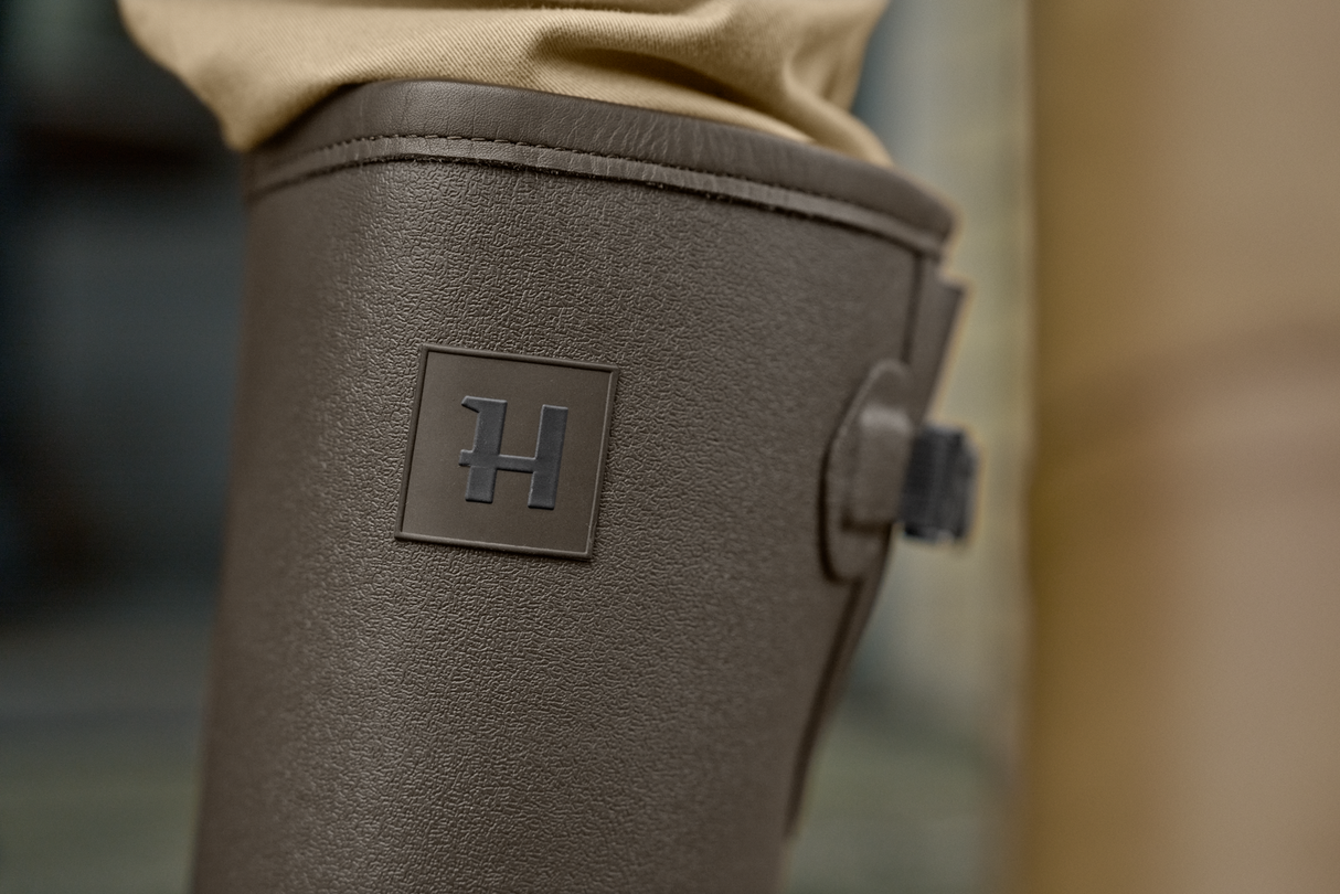 Forester Gummistiefel mit Keil - Dark willow green – Härkila