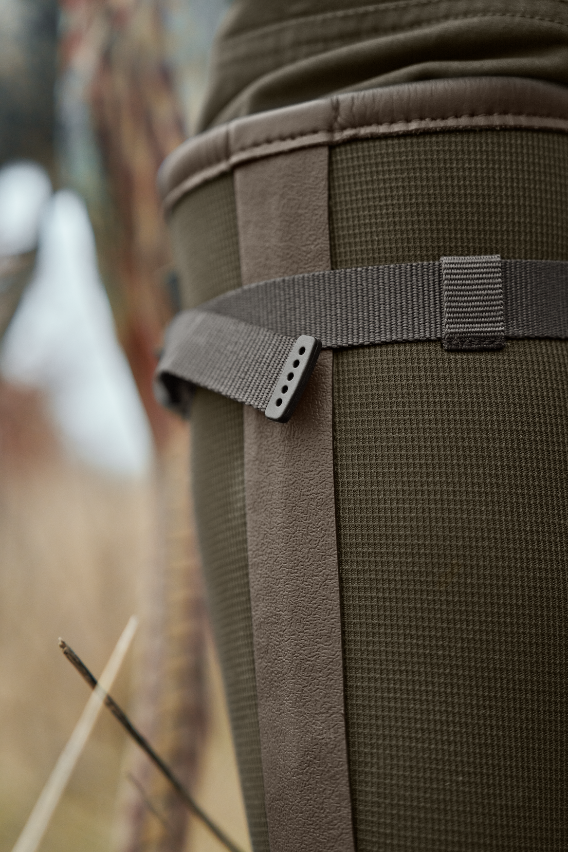 Textilgummistiefel Willow green/Deep brown – Härkila