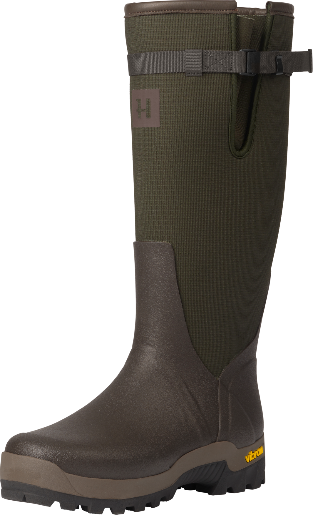 Textilgummistiefel Willow green/Deep brown – Härkila