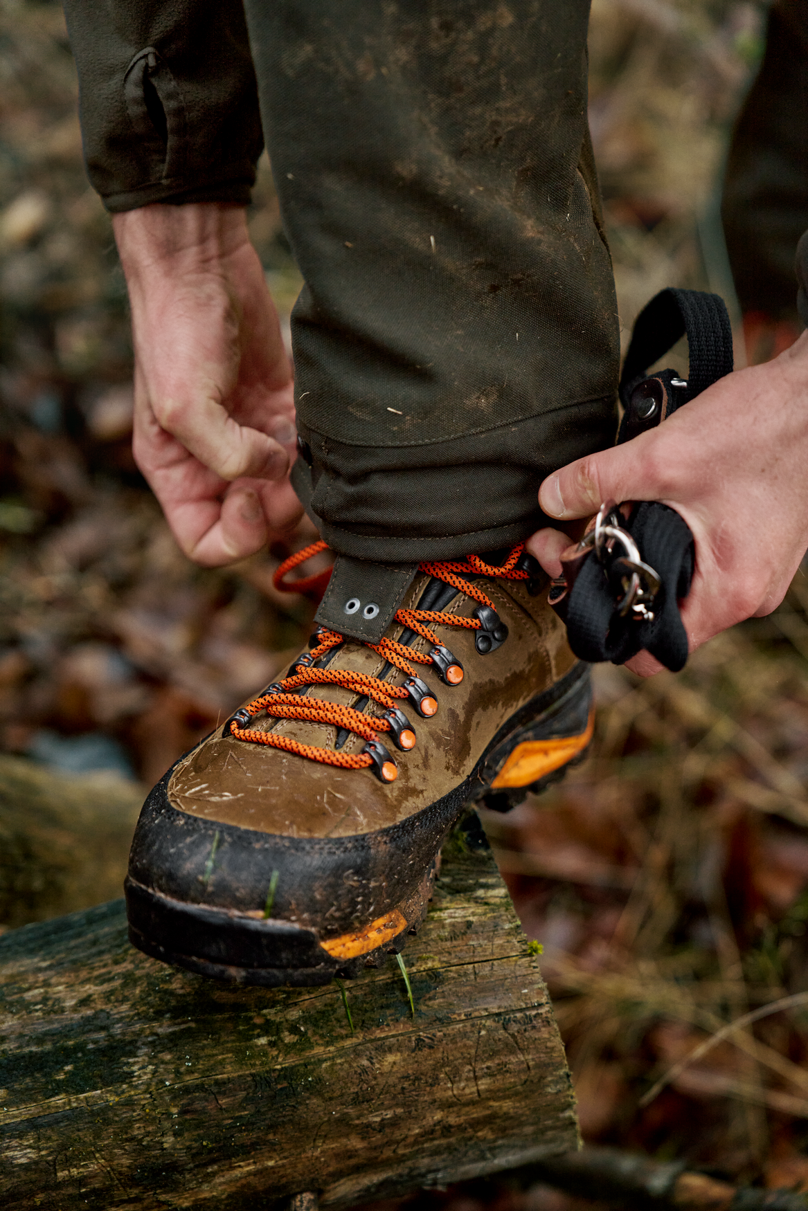 Saxnäs GTX Orange - Mid Brown//Orange – Härkila