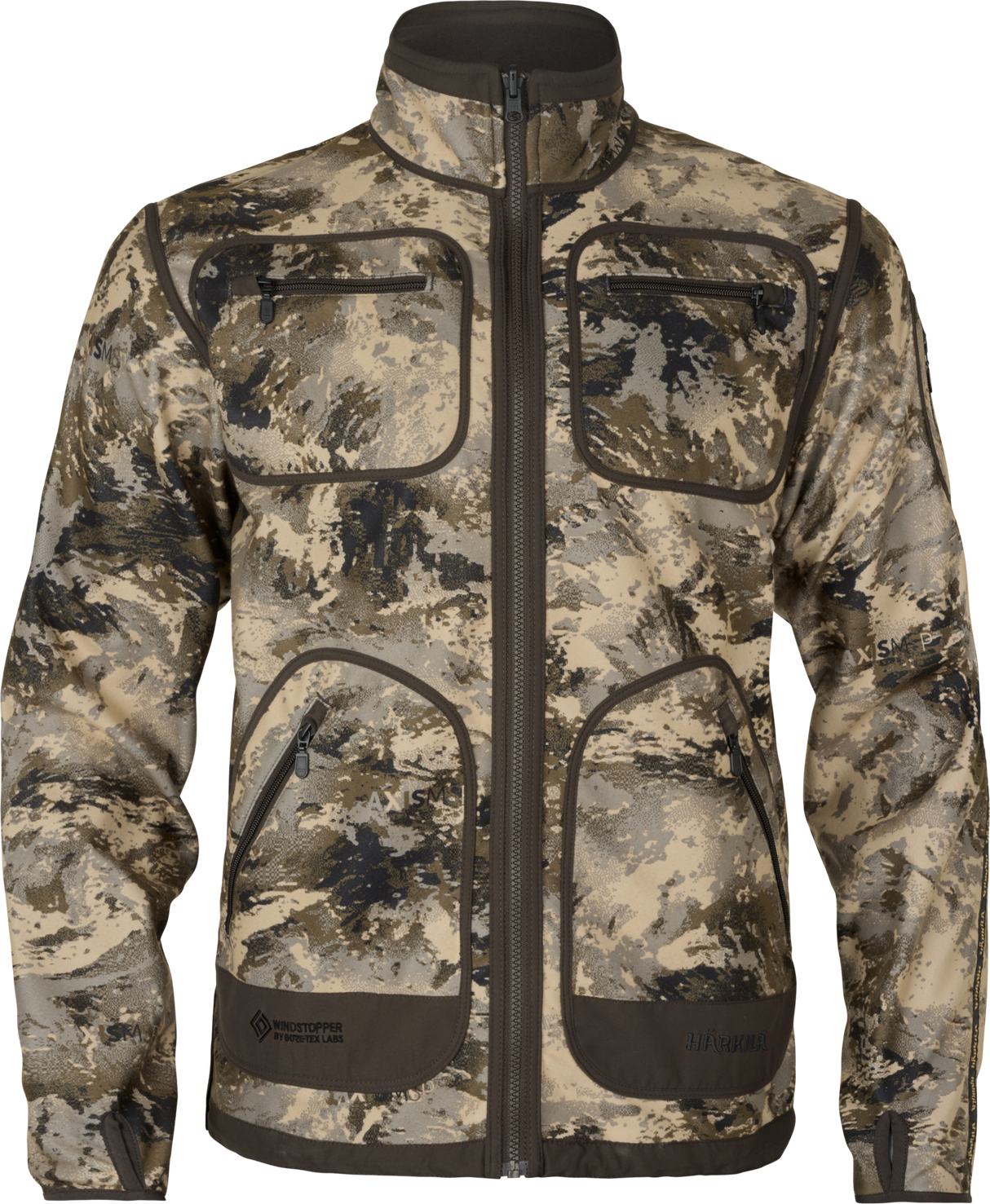 Kamko Mountain WSP Wendbare Fleecejacke Mountain/Shadow Brown – Härkila