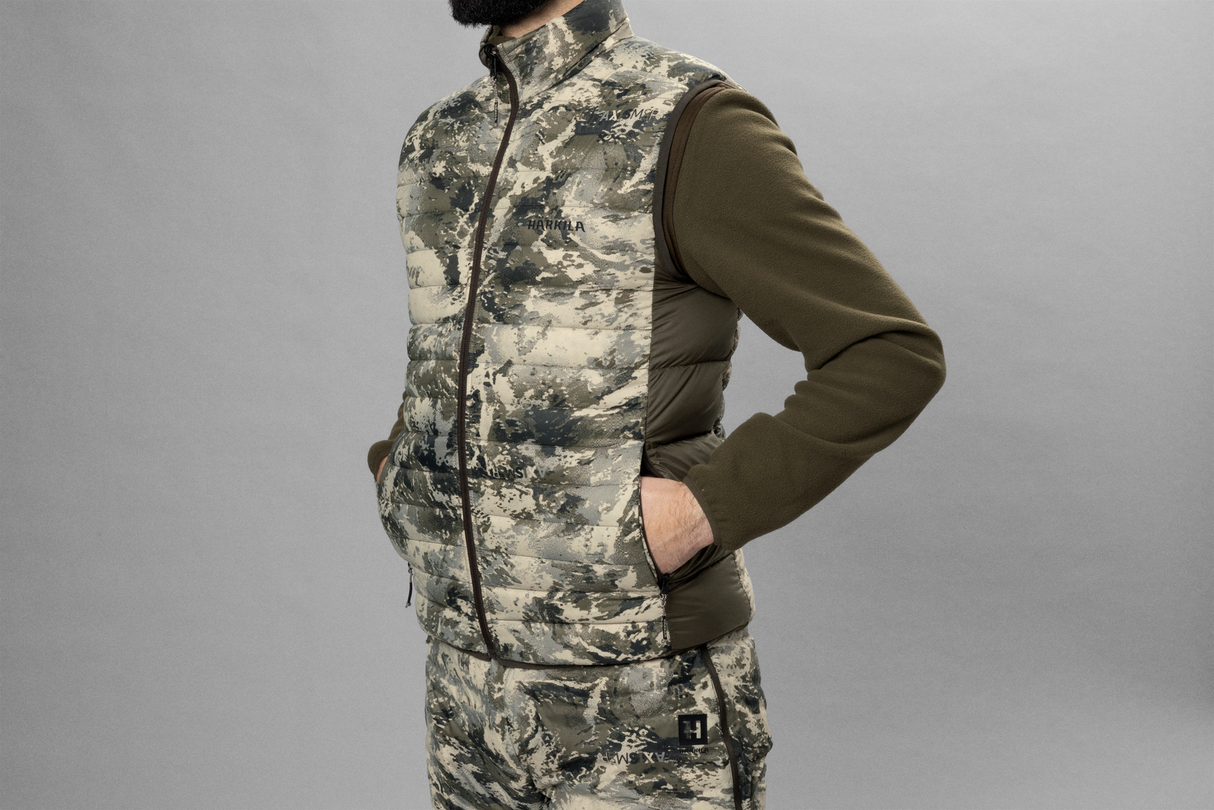 Mountain Hunter Expedition wendbare Daunenweste AXIS MSP®Mountain/Shadow braun - Härkila