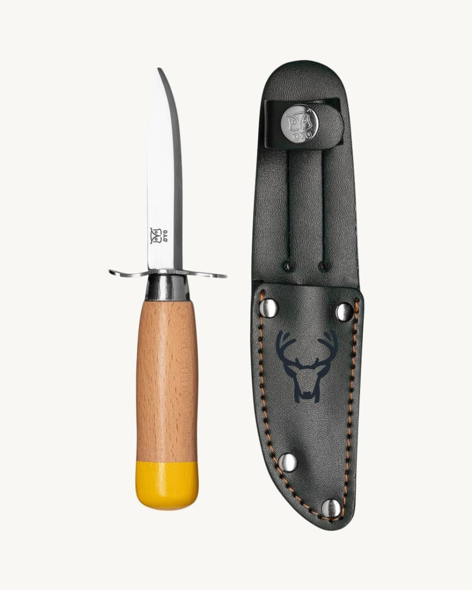 Pfadfindermesser mit Etui, Grün - Øyo