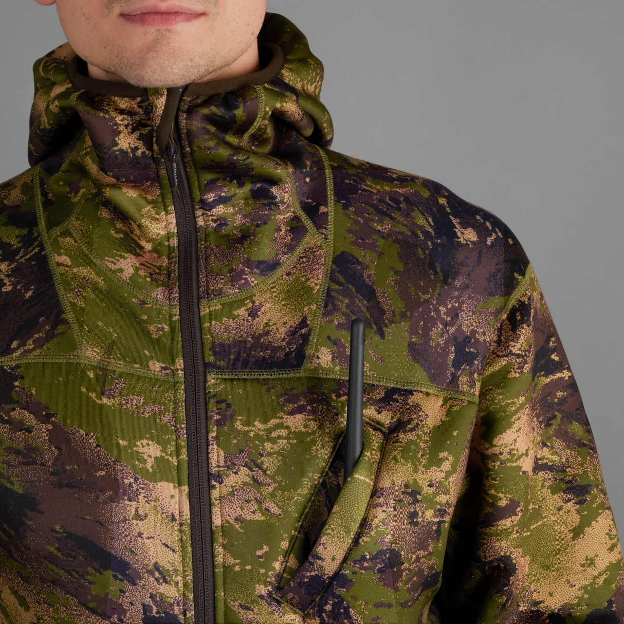 Deer Stalker Camouflage-Fleece-Hoodie AXIS MSP®Forest - Härkila