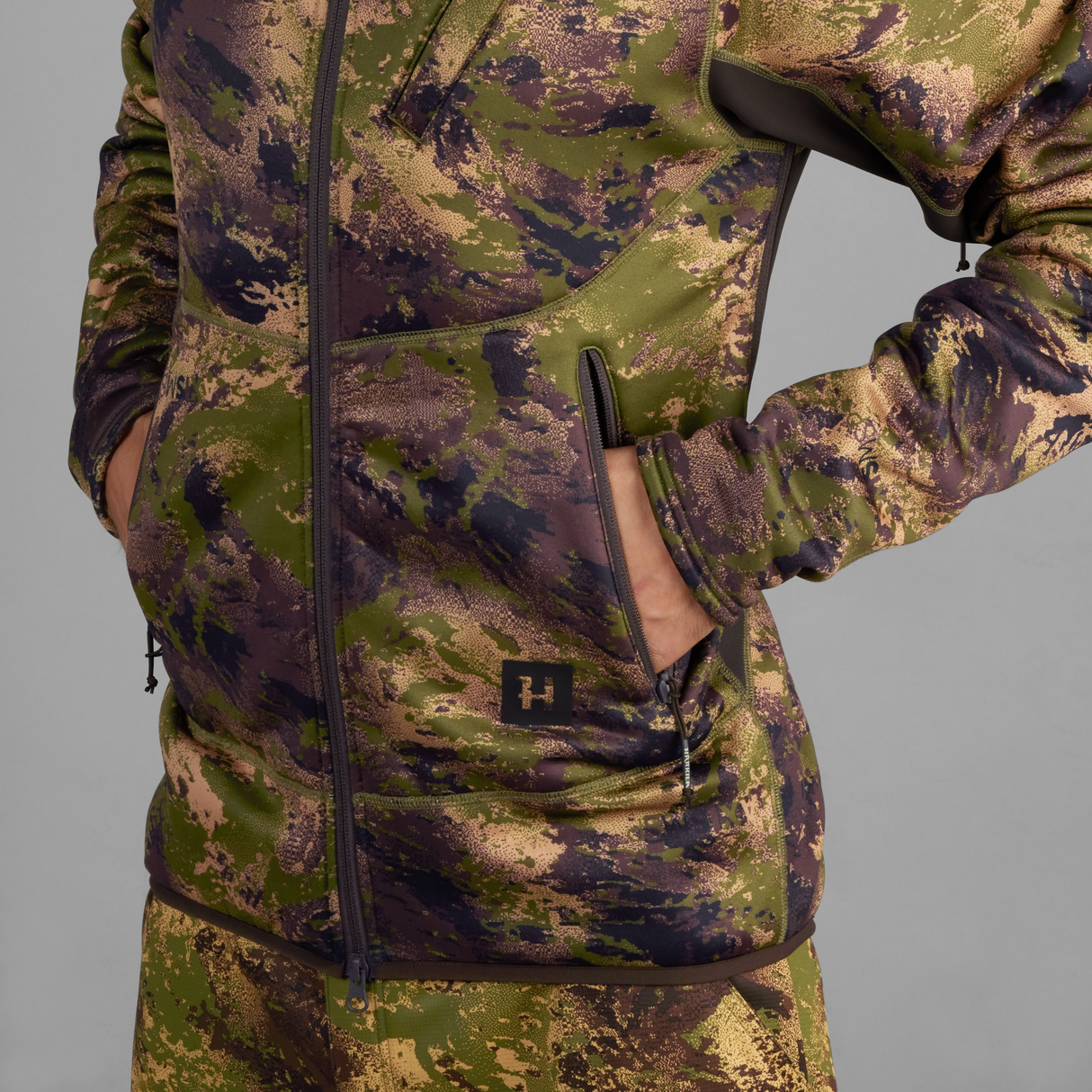 Deer Stalker Camouflage-Fleece-Hoodie AXIS MSP®Forest - Härkila