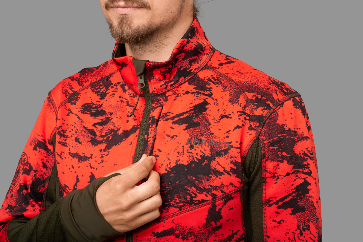 Wildboar Pro Camo-Fleecejacke AXIS MSP®Wildboar orange/Shadow brown - Härkila