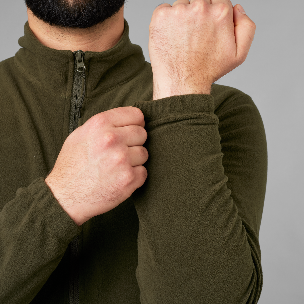 Benjamin Fleecepullover Pine green - Seeland