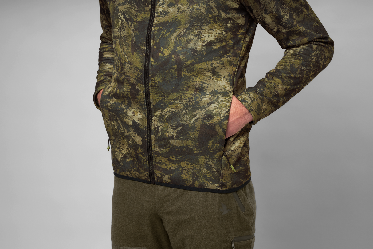 Power Camo Fleece InVis Grün - Seeland