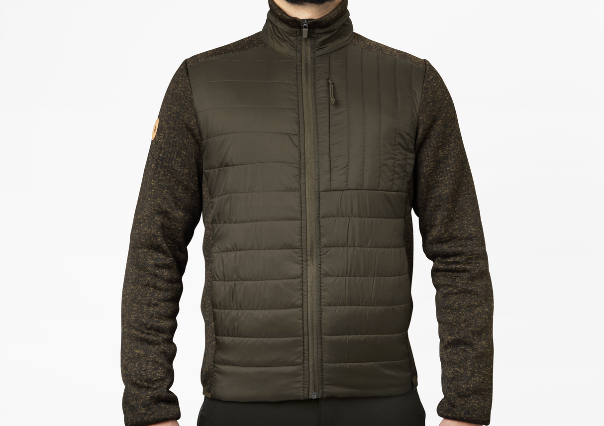 Theo Hybrid Jacke in Pine Green - Seeland