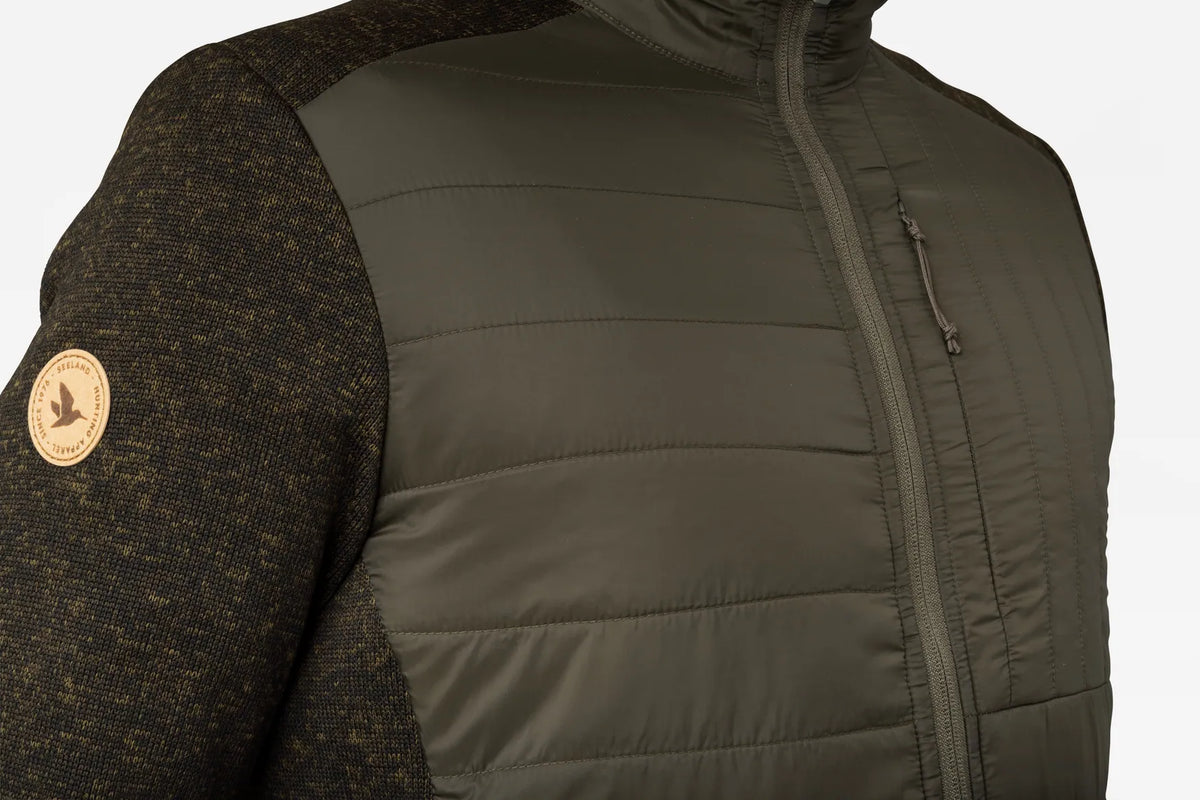 Theo Hybrid Jacke in Pine Green - Seeland