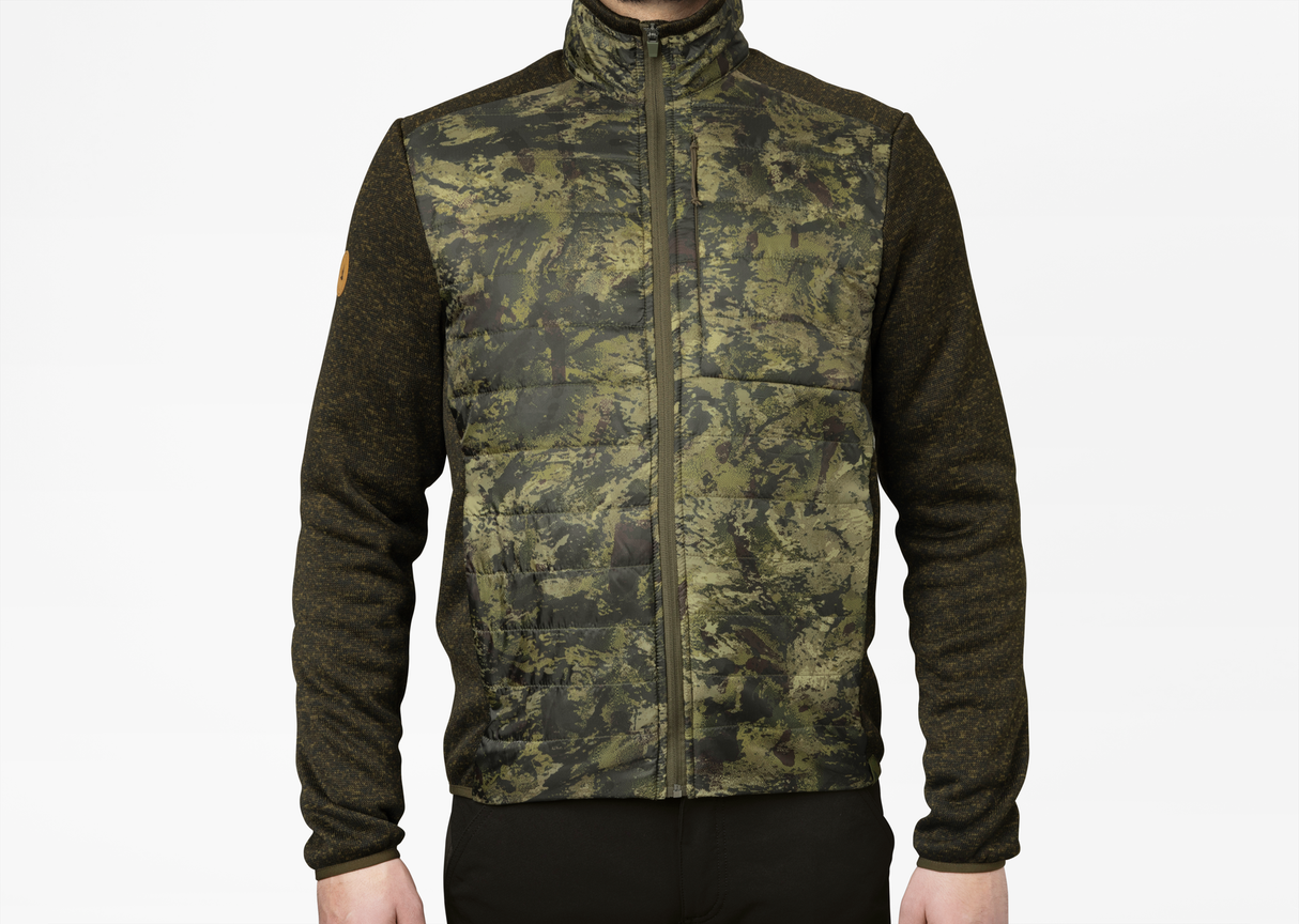 Theo Hybrid Jacke - Camo Pine green/InVis green - Seeland