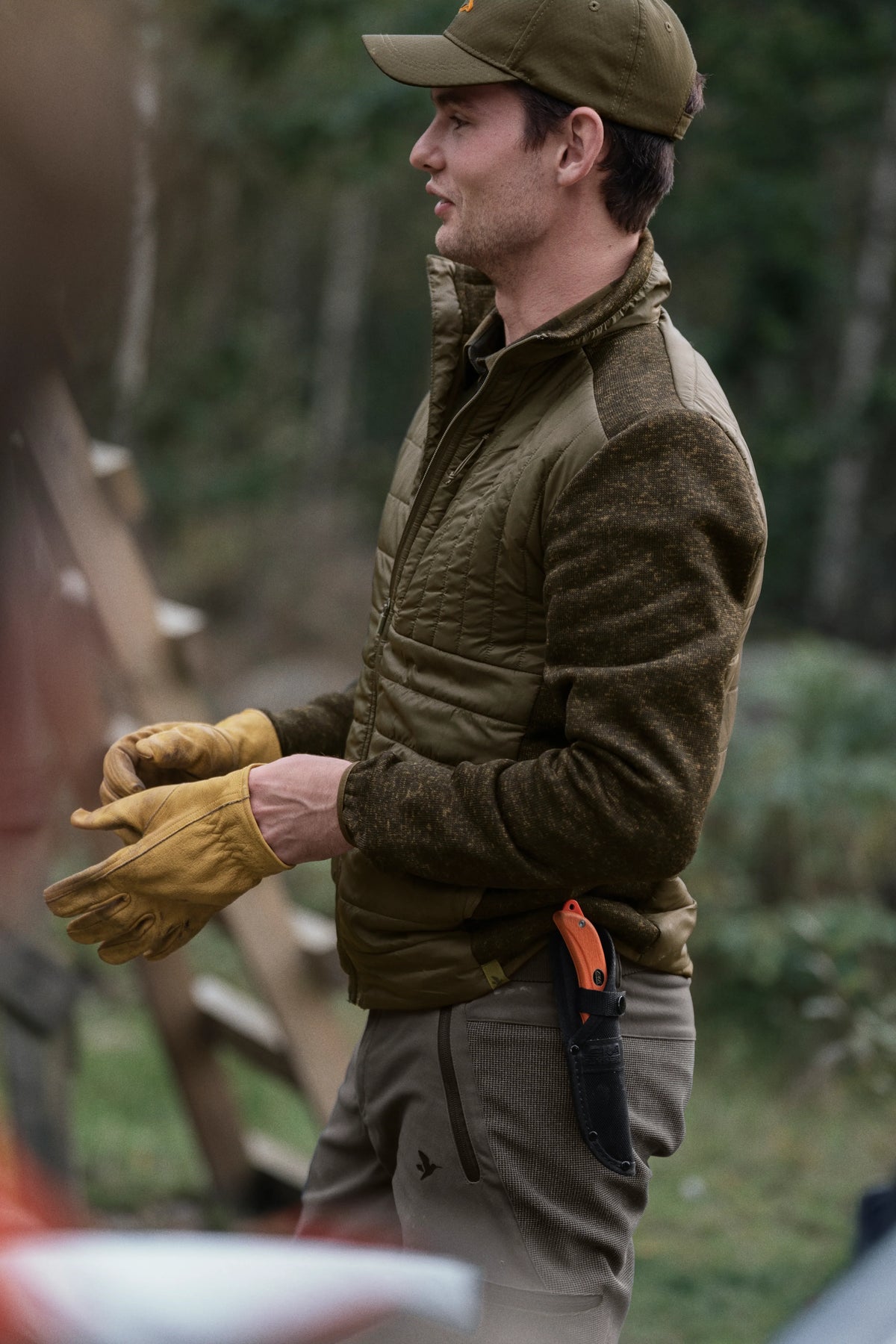 Theo Hybrid Jacke - Camo Pine green/InVis green - Seeland