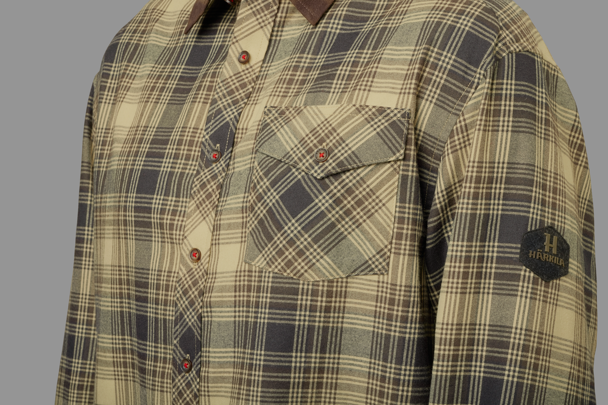Driven Hunt Flanellhemd - Light teak check - Härkila