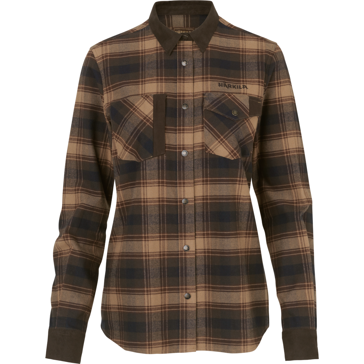 Aivak L/S Hemd - Damen Bordeaux - Härkila