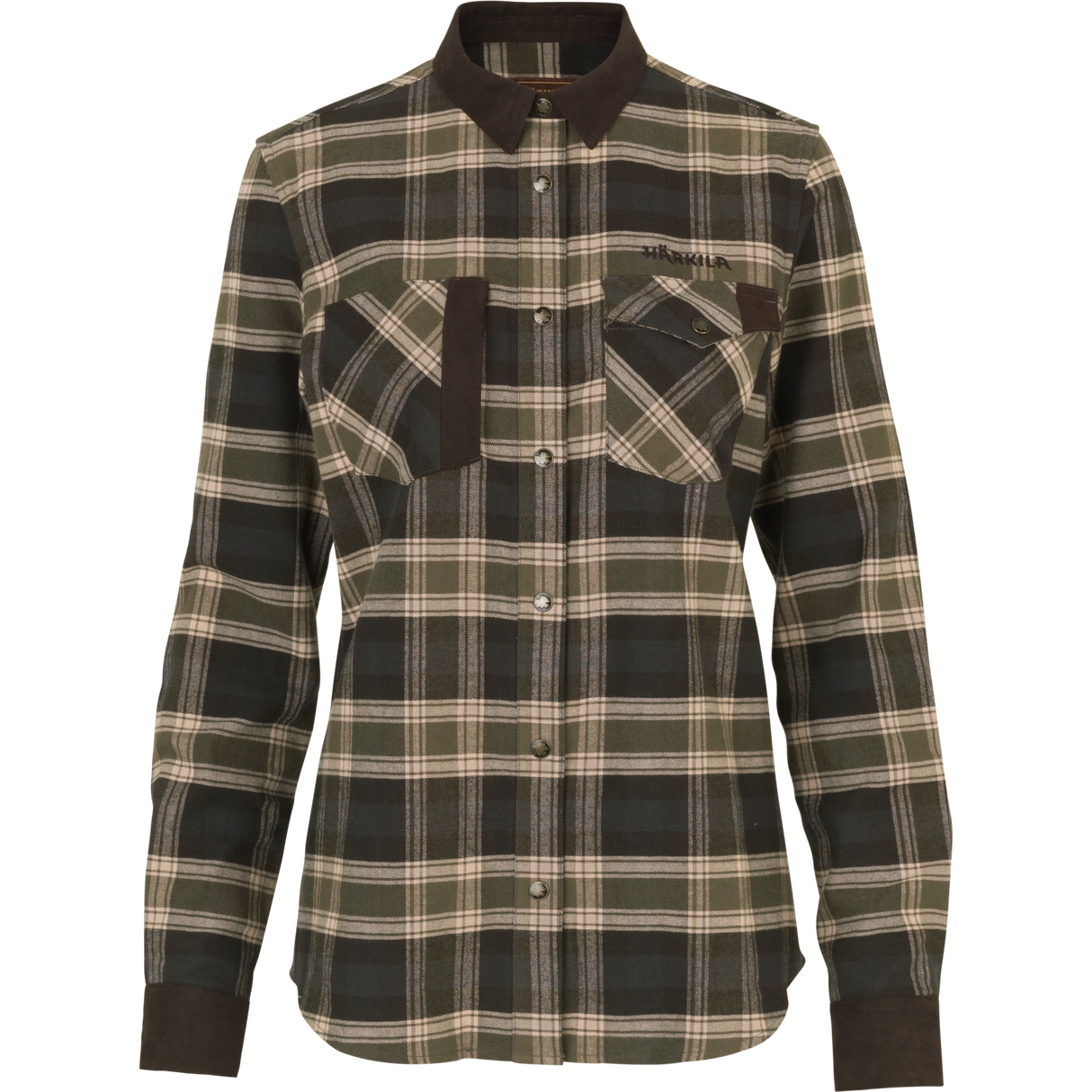 Aivak L/S Hemd - Damen Oliv - Härkila