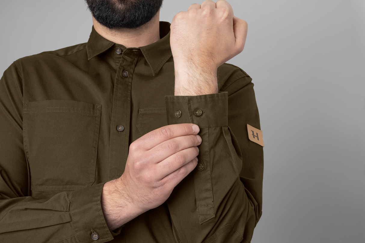 Trym L/S Hemd Willow green - Härkila