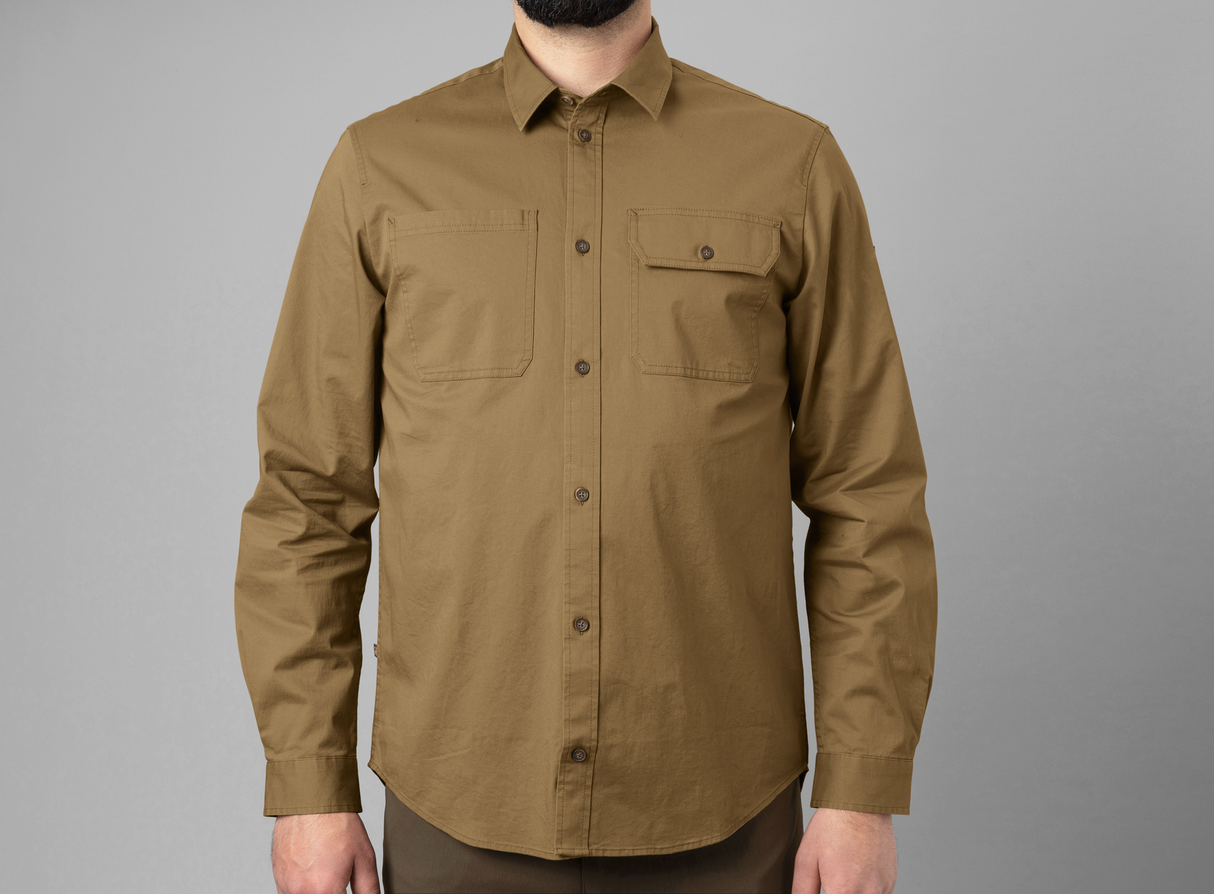 Trym L/S Hemd - Antique sand - Härkila