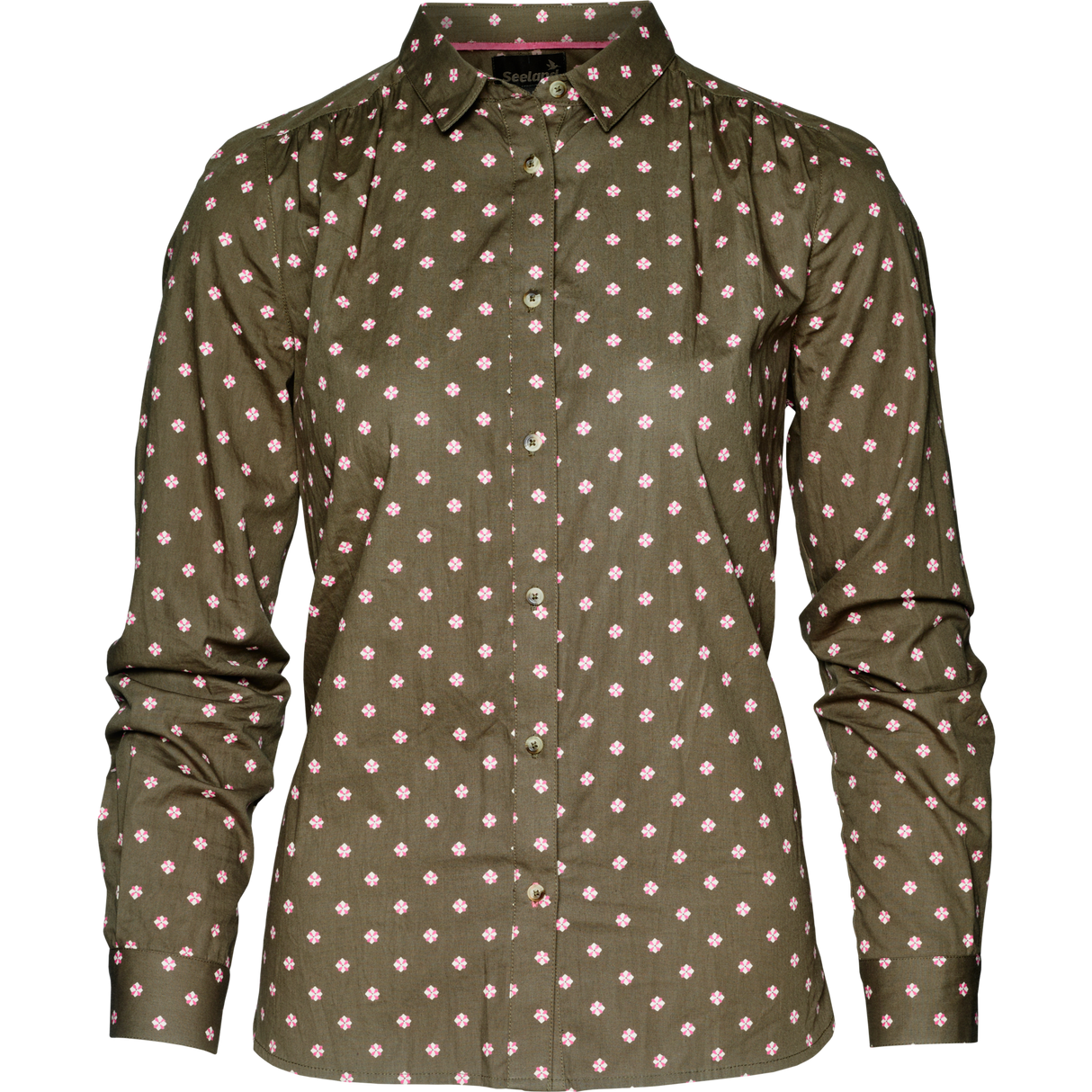 Erin Lady Bluse Green Tile - Seeland