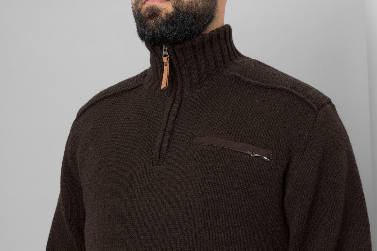 Annaboda 2.0 HSP Strickpullover Demitasse brown - Härkila