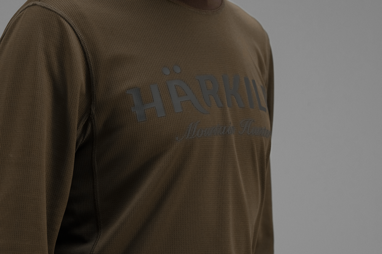 Mountain Hunter L/S T-Shirt Hunting green/Shadow brown - Härkila