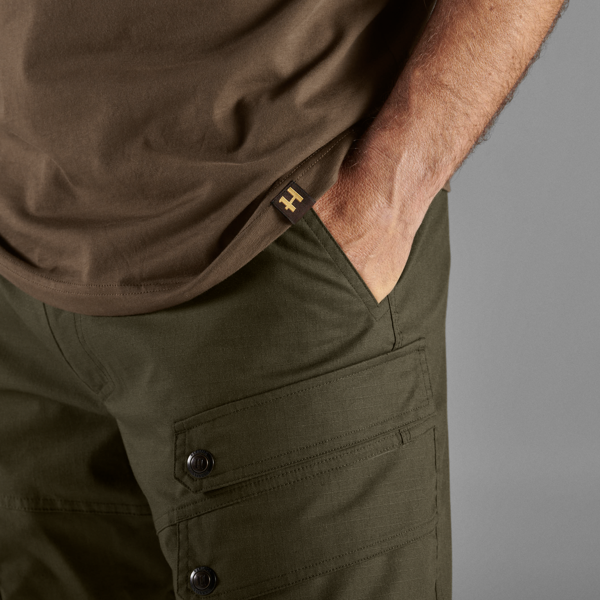 Pro Hunter S/S T-Shirt Slate brown - Härkila