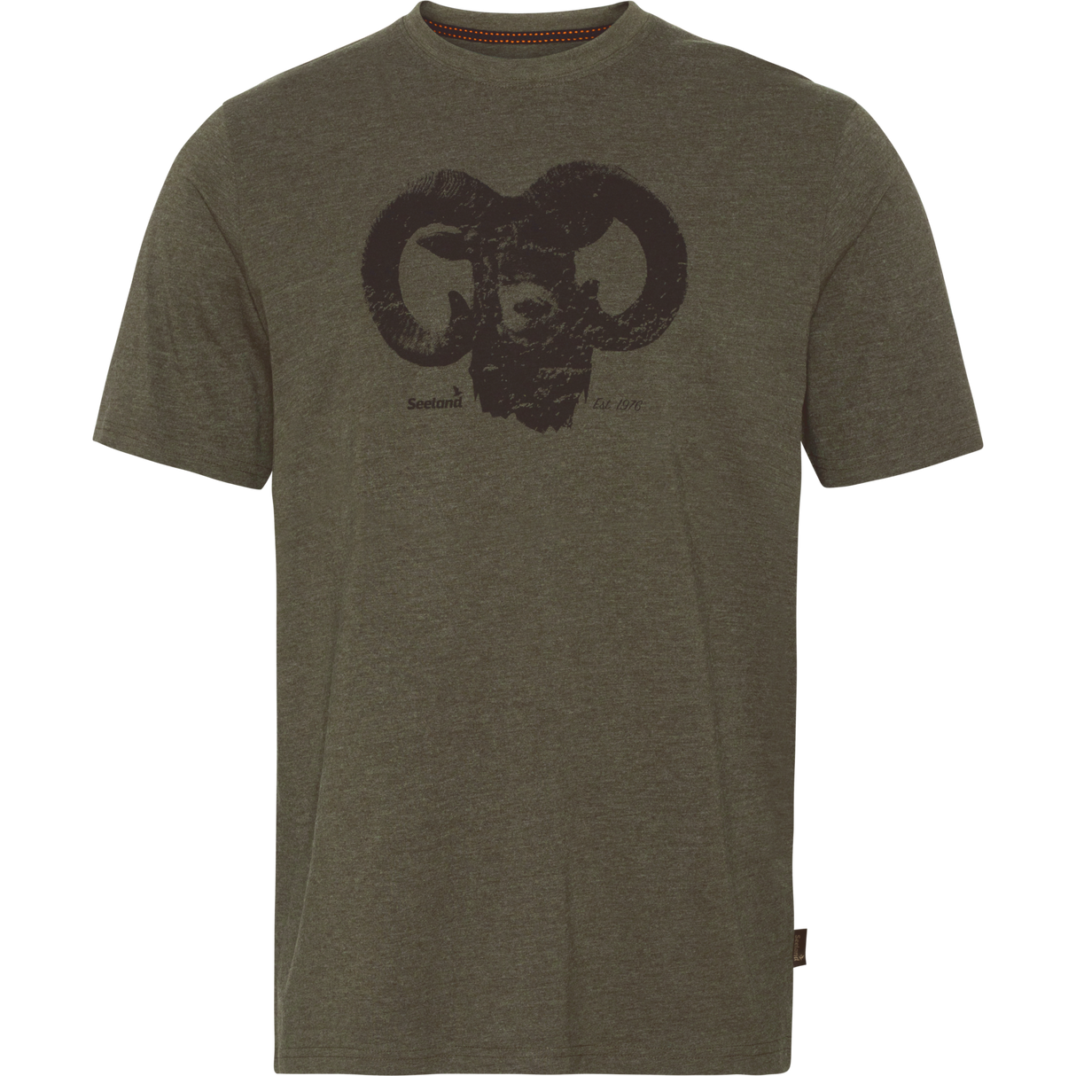 Outdoor-T-Shirt Pine green melange - Seeland