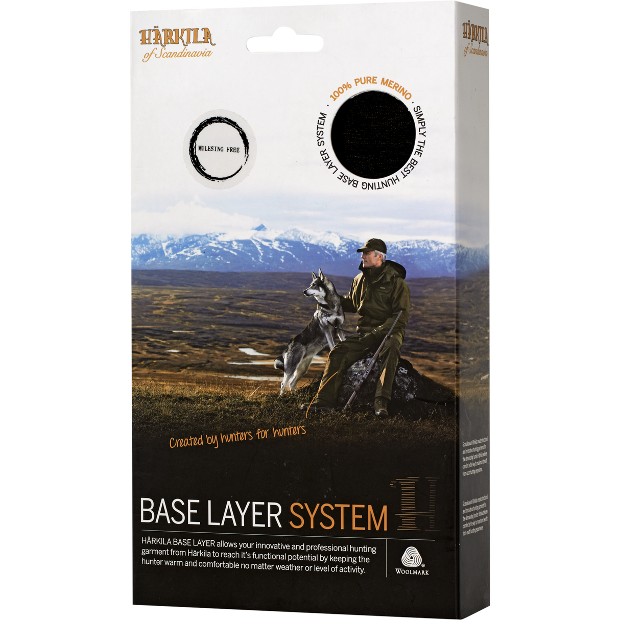 All Season Unterhemd mit hohem Kragen Shadow brown - Härkila