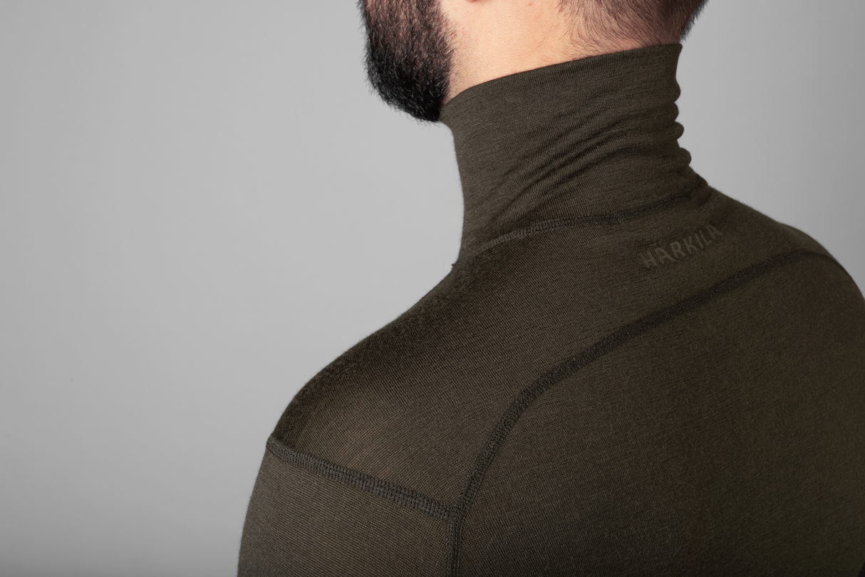 Basis All Season Halbe Zip Shadow Brown - Härkila