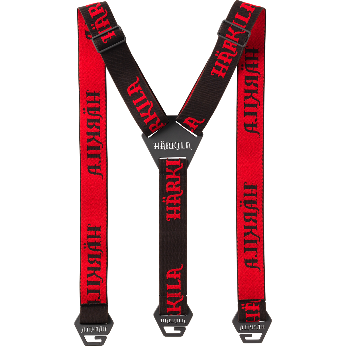 Tech Hosenträger - Shadow brown/Rot - Härkila