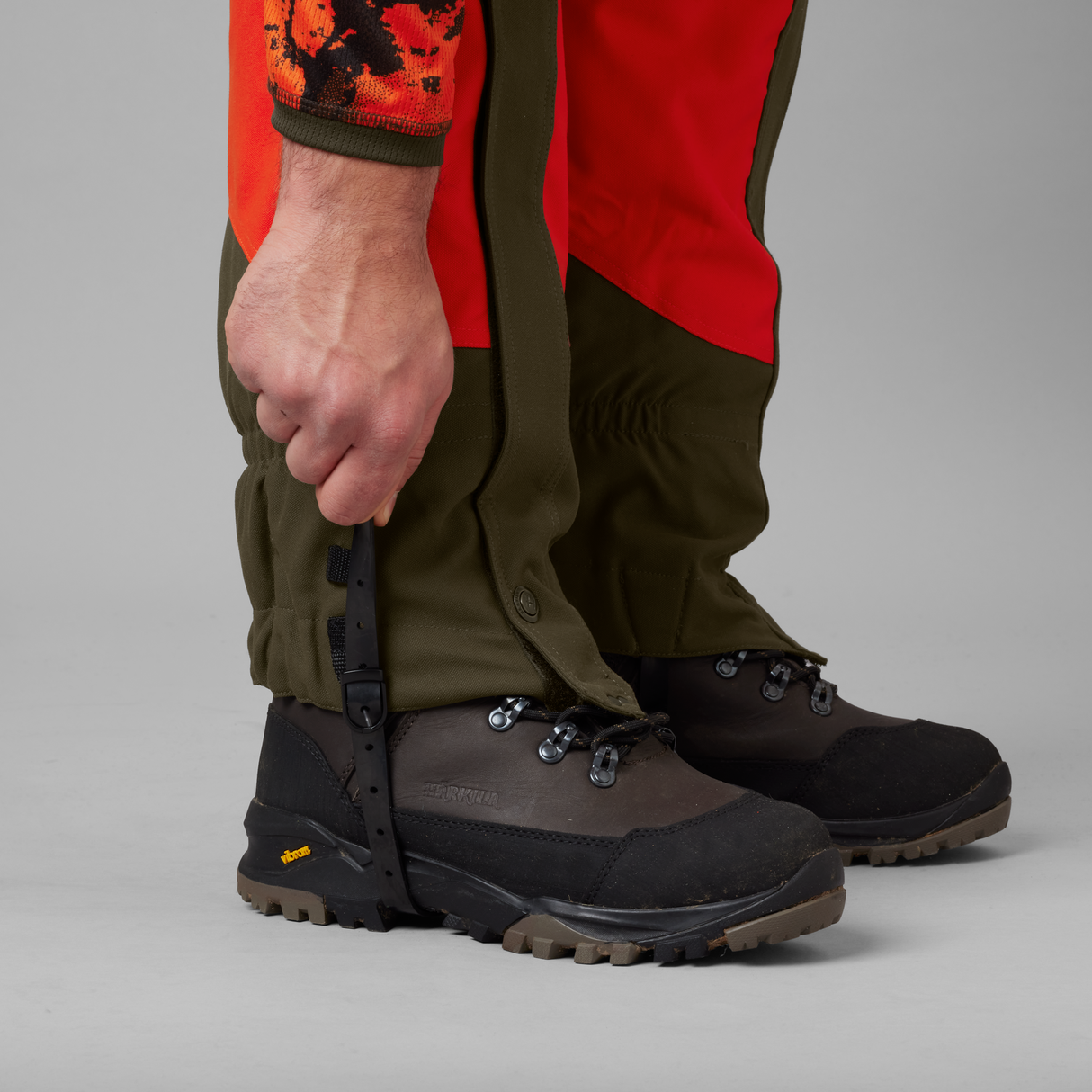 Wildboar Pro Gamaschen Orange blaze/Willow green - Härkila
