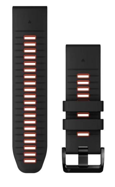 QuickFit® 26 urremme, Black/Flame Red silikone 1