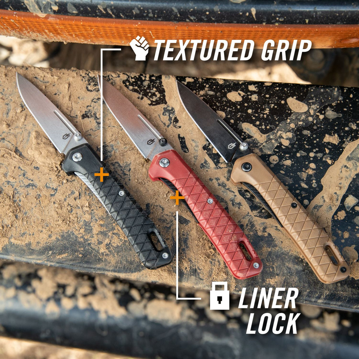 Zilch Drab Red Messer - Gerber