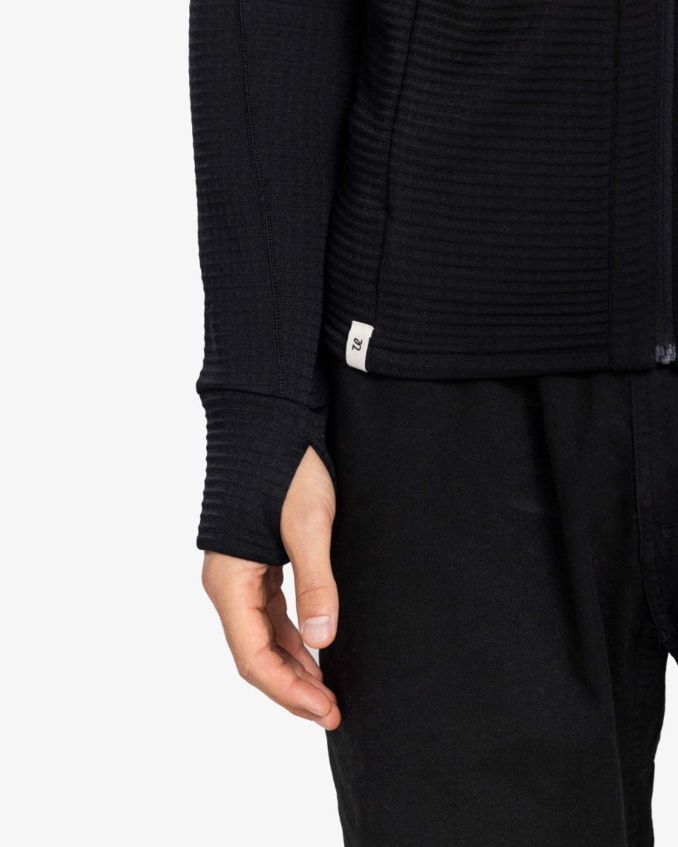 Peak Field Kapuzen-Midlayerjacke mit durchgehendem Reißverschluss Herren – Ulvang
