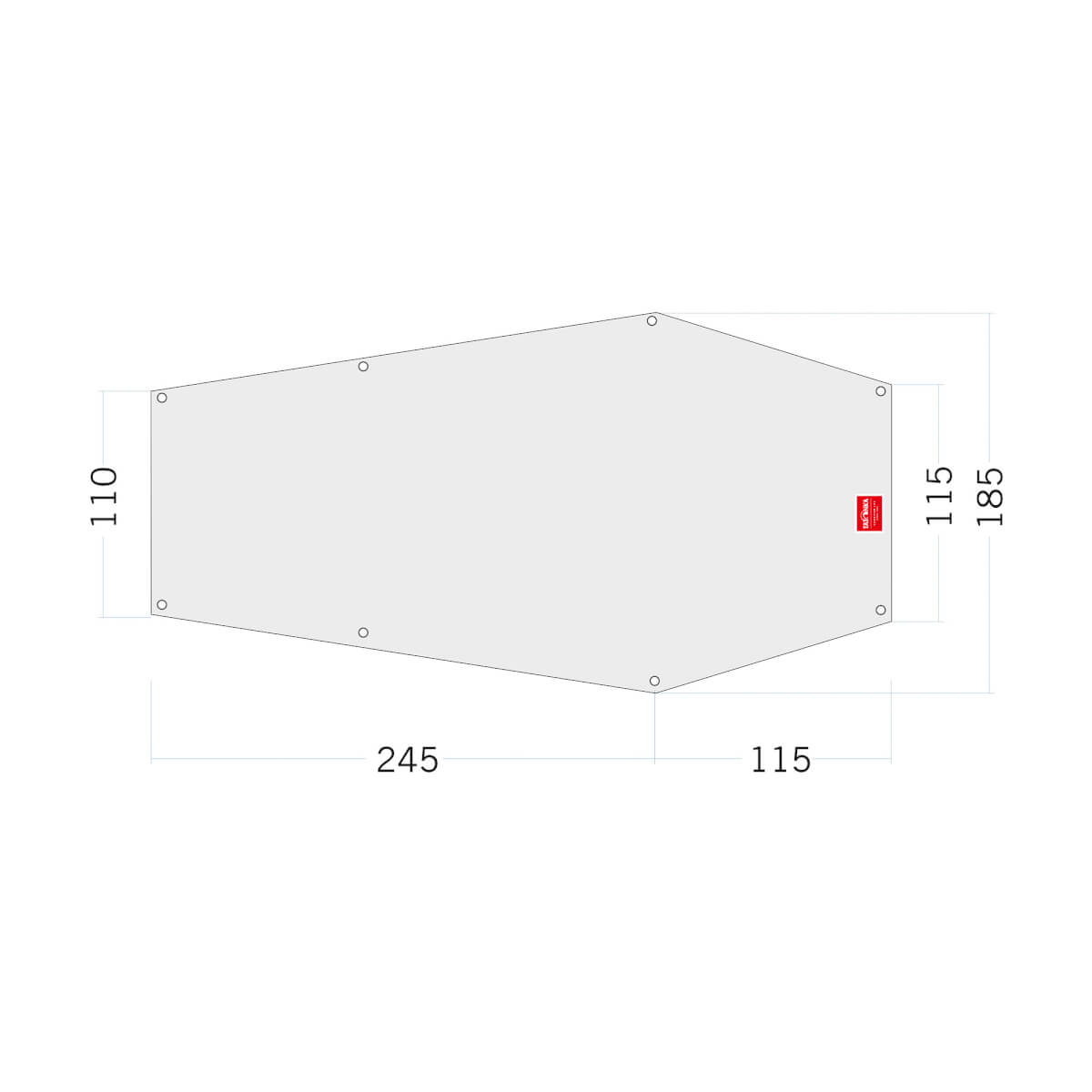 Bodenlaken PE Narvik 3 - Tatonka