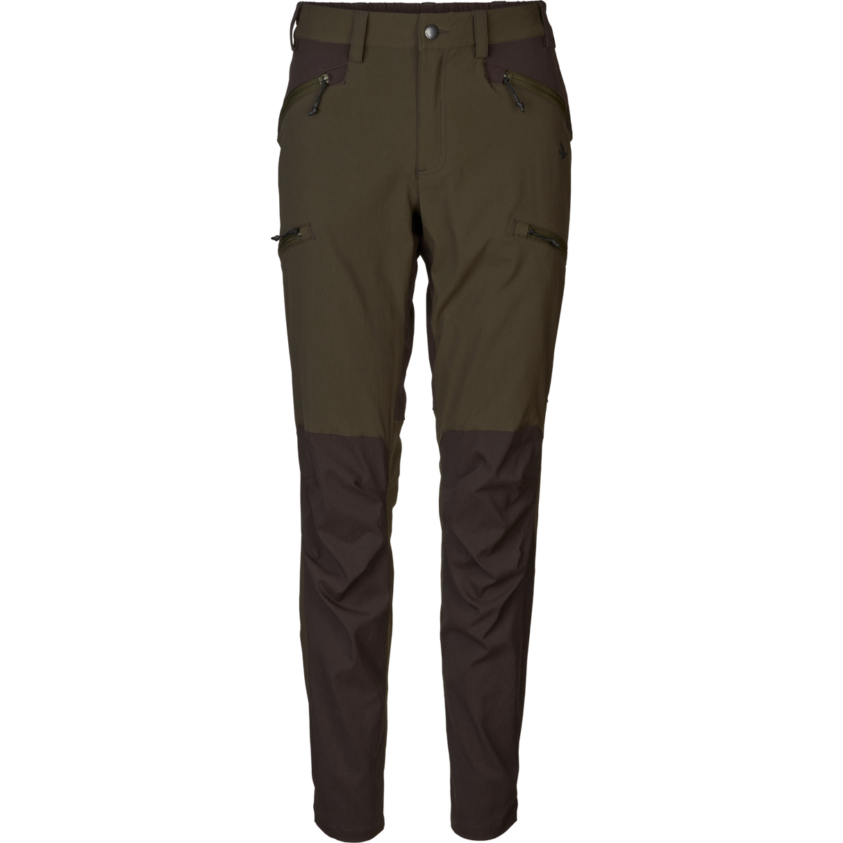 Gr. 42 - Larch Stretch-Hose für Damen Pine Green / Chocolate Torte - Seeland - Umtauschware