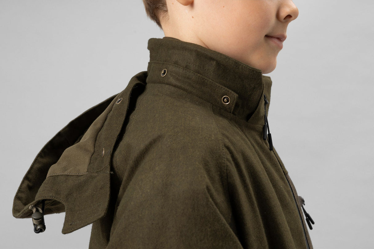 Avail Junior Jacke Pine green melange - Seeland