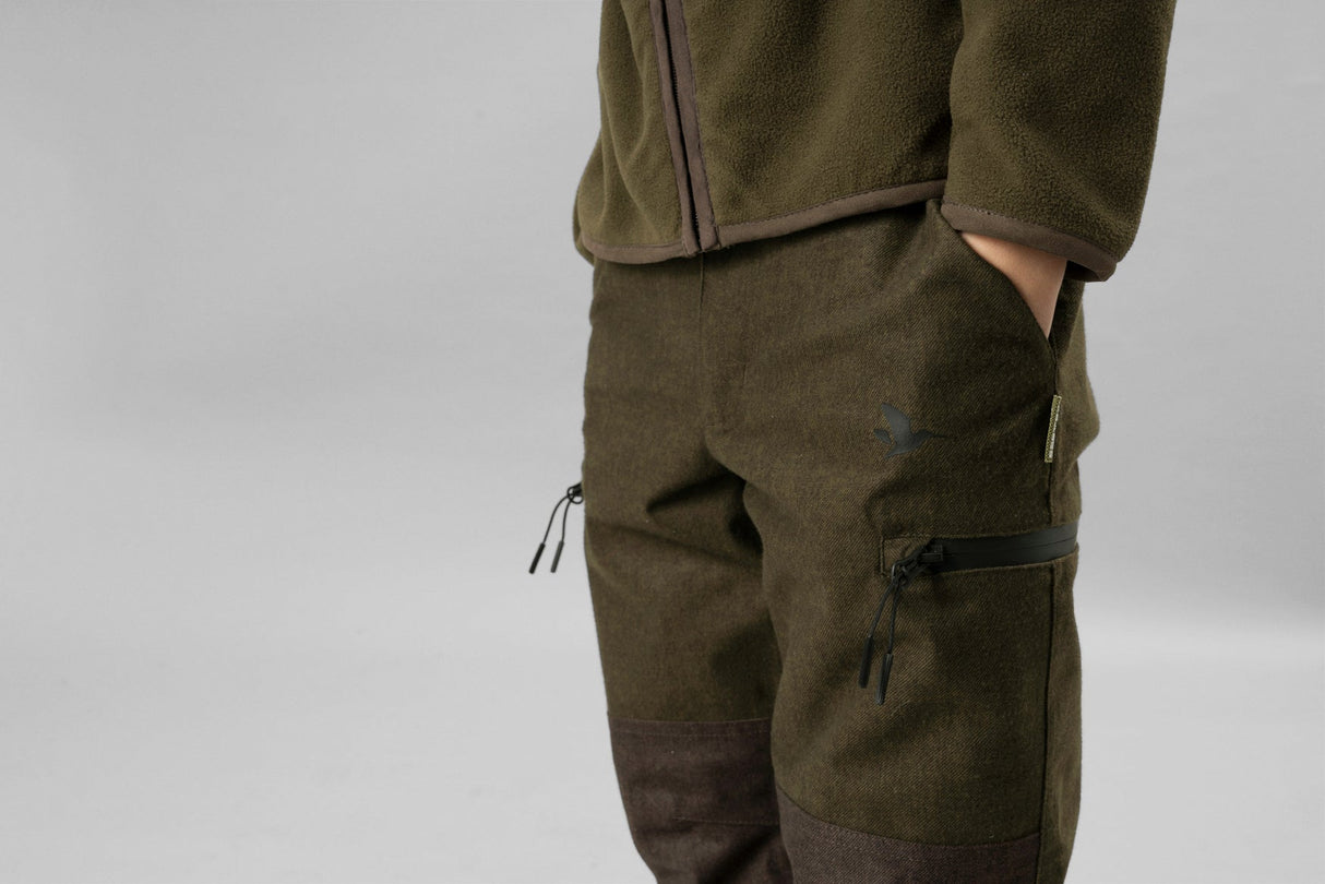 Avail Junior Hose Pine green melange - Seeland