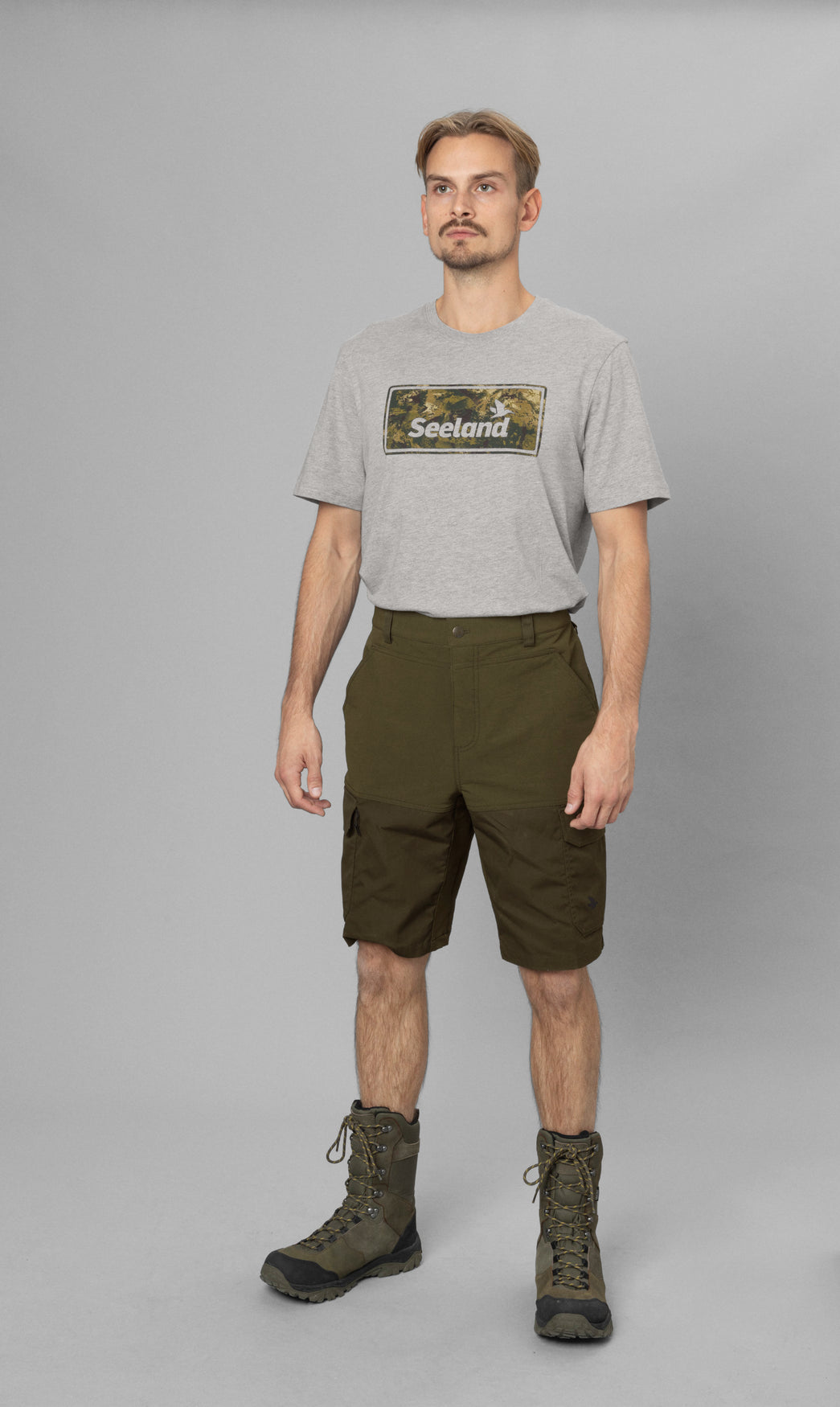 Elm Leichte Shorts - Pine/Grizzly Brown - Seeland