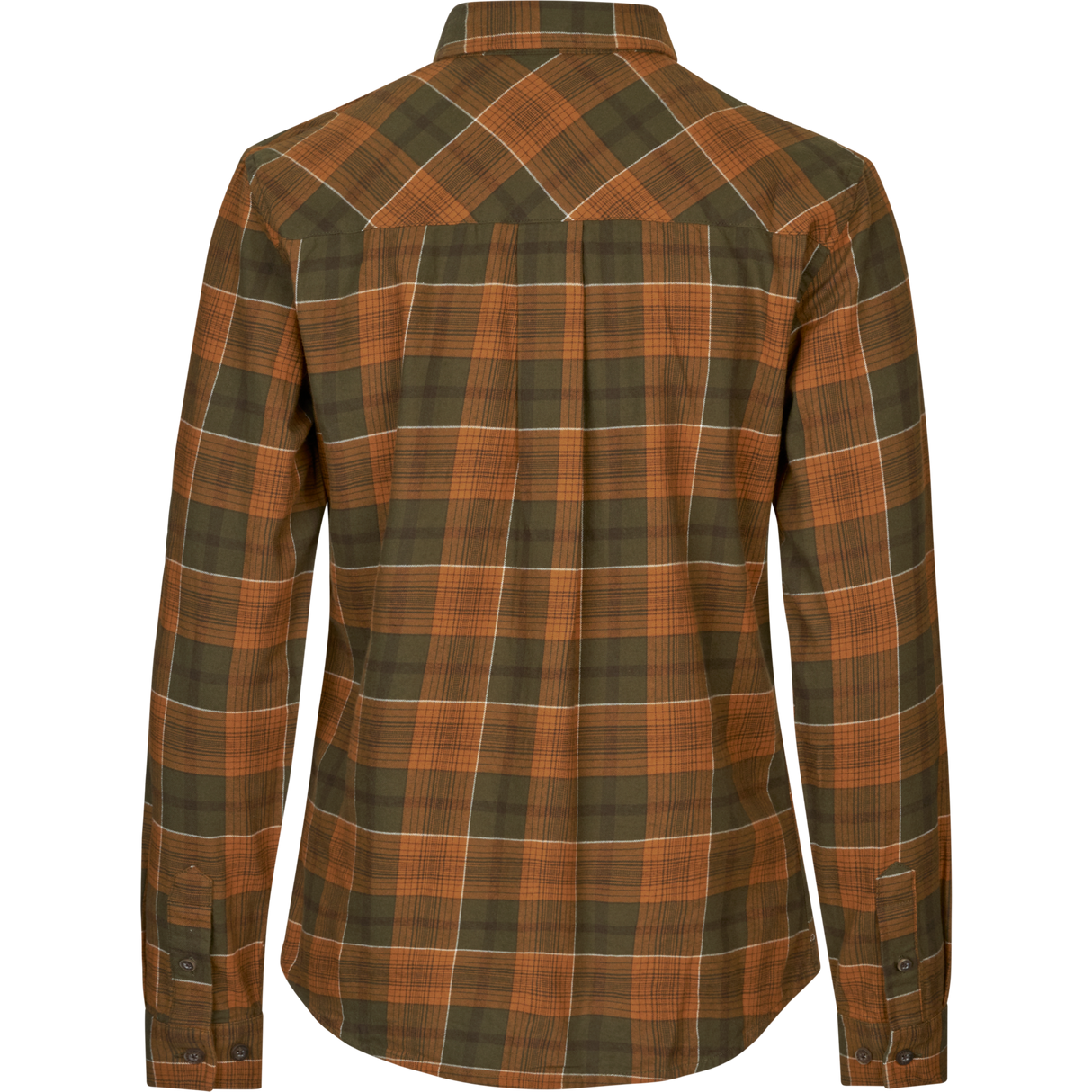 Skye Flanellhemd für Damen - Grizzly Brown/Terracotta Check - Seeland
